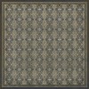 Pattern 05 London Fog 120x120 Vintage Vinyl Floorcloth