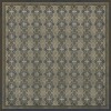 Pattern 05 London Fog 96x96 Vintage Vinyl Floorcloth