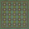 Pattern 05 Miss Havisham 48x48 Vintage Vinyl Floorcloth
