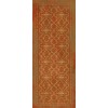 Pattern 05 Miss Scarlet 36x90 Vintage Vinyl Floorcloth