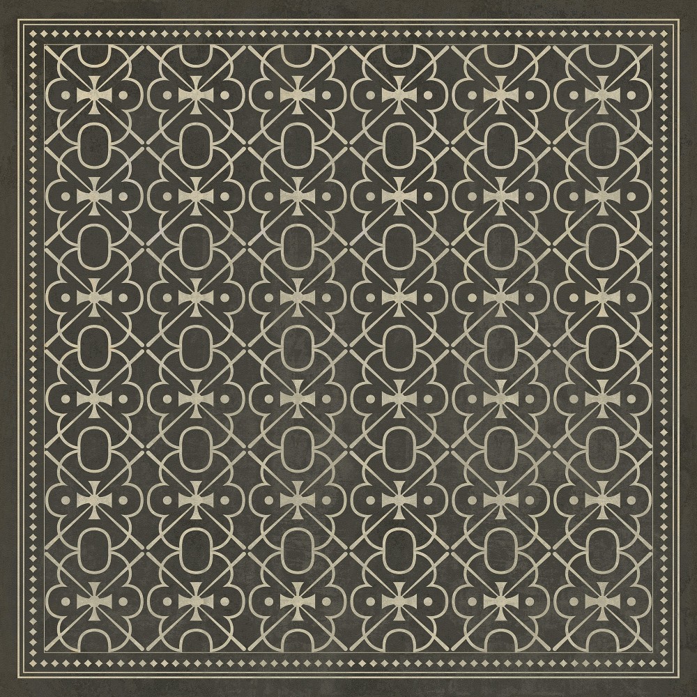 Pattern 05 Moriarty 60x60 Vintage Vinyl Floorcloth