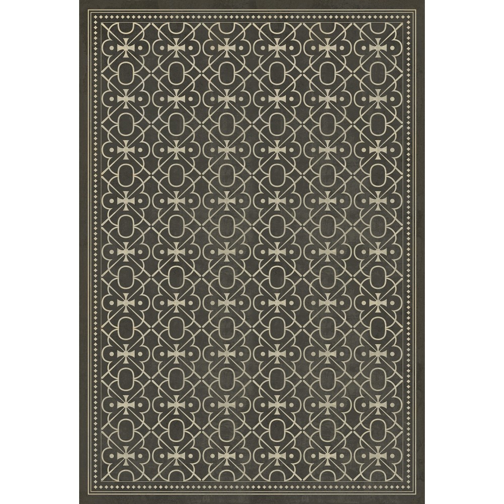 Pattern 05 Moriarty 96x140 Vintage Vinyl Floorcloth