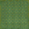 Pattern 05 Mr Green 96x96 Vintage Vinyl Floorcloth