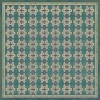 Pattern 05 Mrs Hudson 120x120 Vintage Vinyl Floorcloth