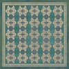 Pattern 05 Mrs Hudson 36x36 Vintage Vinyl Floorcloth