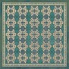 Pattern 05 Mrs Hudson 48x48 Vintage Vinyl Floorcloth