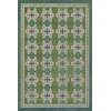 Pattern 05 Mrs Peacock 20x30 Vintage Vinyl Floorcloth