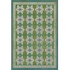 Pattern 05 Mrs Peacock 24x36 Vintage Vinyl Floorcloth