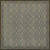 Pattern 05 the River Thames 120x120 Vintage Vinyl Floorcloth