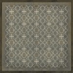 Pattern 05 the River Thames 48x48 Vintage Vinyl Floorcloth