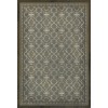 Pattern 05 the River Thames 52x76 Vintage Vinyl Floorcloth