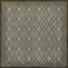 Pattern 05 the River Thames 60x60 Vintage Vinyl Floorcloth