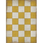 Pattern 07 Check Yourself 48x67 Vintage Vinyl Floorcloth