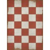 Pattern 07 Checked Out 43x60 Vintage Vinyl Floorcloth