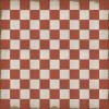 Pattern 07 Checked Out 96x96 Vintage Vinyl Floorcloth
