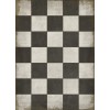Pattern 07 Checkered Past 48x67 Vintage Vinyl Floorcloth