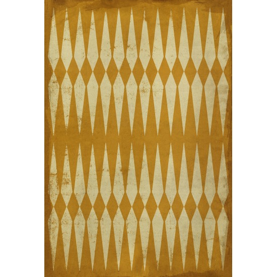 Pattern 08 Eternal Sunshine 38x56 Vintage Vinyl Floorcloth
