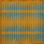 Pattern 08 Labyrinth 48x48 Vintage Vinyl Floorcloth