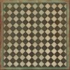 Pattern 09 Checkmate 120x120 Vintage Vinyl Floorcloth