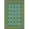 Pattern 10 Aladdin 70x102 Vintage Vinyl Floorcloth