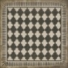Pattern 10 Open Sesame 120x120 Vintage Vinyl Floorcloth