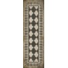 Pattern 10 Open Sesame 36x115 Vintage Vinyl Floorcloth