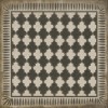 Pattern 10 Open Sesame 96x96 Vintage Vinyl Floorcloth