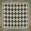 Pattern 10 Taj Mahal 120x120 Vintage Vinyl Floorcloth