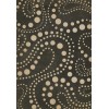 Pattern 12 Black Hole 120x175 Vintage Vinyl Floorcloth