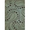 Pattern 12 Molecular Madness 20x30 Vintage Vinyl Floorcloth