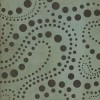 Pattern 12 Molecular Madness 36x36 Vintage Vinyl Floorcloth