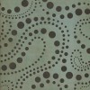 Pattern 12 Molecular Madness 96x96 Vintage Vinyl Floorcloth