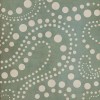 Pattern 12 Out of the Blue 48x48 Vintage Vinyl Floorcloth