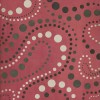 Pattern 12 Pandemonium 60x60 Vintage Vinyl Floorcloth