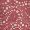 Pattern 12 Tickled Pink 36x36 Vintage Vinyl Floorcloth