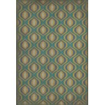 Pattern 15 Atlantis 70x102 Vintage Vinyl Floorcloth