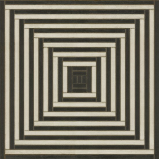 Pattern 18 The Emperor 60x60 Vintage Vinyl Floorcloth