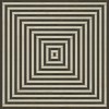 Pattern 18 The Empress 120x120 Vintage Vinyl Floorcloth