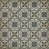 Pattern 19 Madame Curie 48x48 Vintage Vinyl Floorcloth