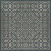 Pattern 21 Bandersnatch 96x96 Vintage Vinyl Floorcloth