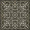 Pattern 21 By Hook or by Crook 48x48 Vintage Vinyl Floorcloth