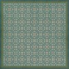 Pattern 21 Contrariwise 36x36 Vintage Vinyl Floorcloth