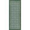 Pattern 21 Contrariwise 36x90 Vintage Vinyl Floorcloth