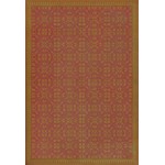 Pattern 21 Jabberwocky 70x102 Vintage Vinyl Floorcloth