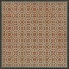 Pattern 21 Painting the Roses Red 48x48 Vintage Vinyl Floorcloth