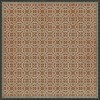 Pattern 21 Painting the Roses Red 72x72 Vintage Vinyl Floorcloth