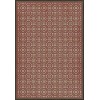 Pattern 21 the Red Queen 120x175 Vintage Vinyl Floorcloth
