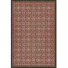Pattern 21 the Red Queen 20x30 Vintage Vinyl Floorcloth