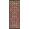 Pattern 21 the Red Queen 36x90 Vintage Vinyl Floorcloth