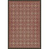 Pattern 21 the Red Queen 38x56 Vintage Vinyl Floorcloth
